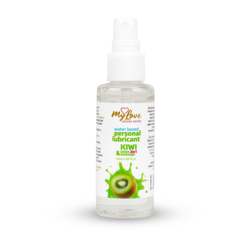 2в1 лубрикант и массажный гель - MyLove Aroma Series Intim&Massage Kiwi, 50 мл