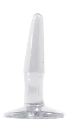 Pipedream Basix Mini Butt Plug - Анальная пробка, 11х2 см (прозрачный)