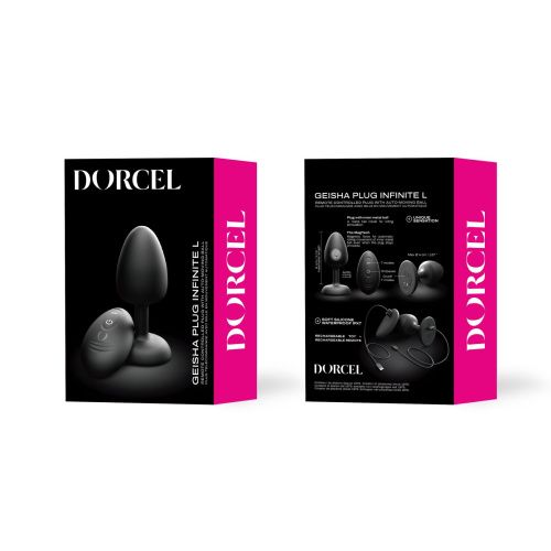 Анальная вибропробка Dorcel GEISHA PLUG INFINITE, размер L