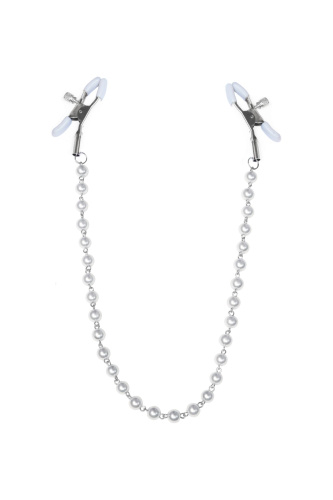 Feral Feelings - Nipple clamps Pearls - Затискачі для сосків з перлами - купити в Києві, Україні