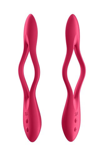 Satisfyer Elastic Joy - Масажер для пар, 20 см (червоний) - купити в Києві, Україні