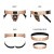 Strap-On-Me Leatherette HARNESS CURIOUS - HOLOGRAPHIC ROSE GOLD - Трусы для страпона Strap-On-Me Leatherette HARNESS CURIOUS - HOLOGRAPHIC ROSE GOLD - Трусы для страпона