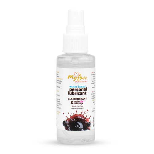 2в1 лубрикант та масажний гель - MyLove Aroma Series Intim&Massage Blackcurrant, 50 мл - купити в Україні | Секс шоп SEX-SHOP.ua