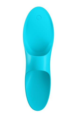 Satisfyer Teaser Light Blue - Вібратор на палець, 12х3.5 см (блакитний) - купити в Києві, Україні