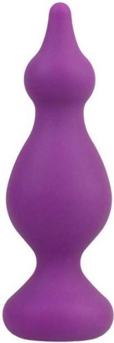 Adrien Lastic Amuse Medium Purple (M) - анальная пробка с двумя переходами 11.3х3.4см (пурпурный)