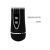 Baile Power Wand Black - Вибратор-микрофон с двумя насадками, 20х4.5 см (чёрный)