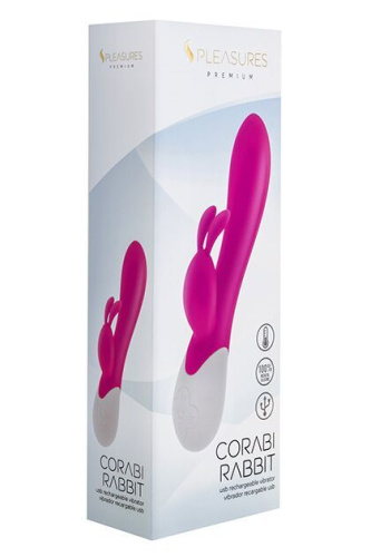 Вибратор-кролик S Pleasures Premium Corabi Rabbit