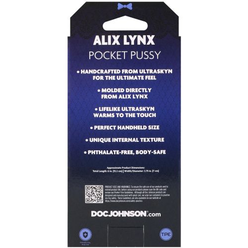 Мастурбатор вагіна Doc Johnson Alix Lynx - купити в Україні | Секс шоп SEX-SHOP.ua