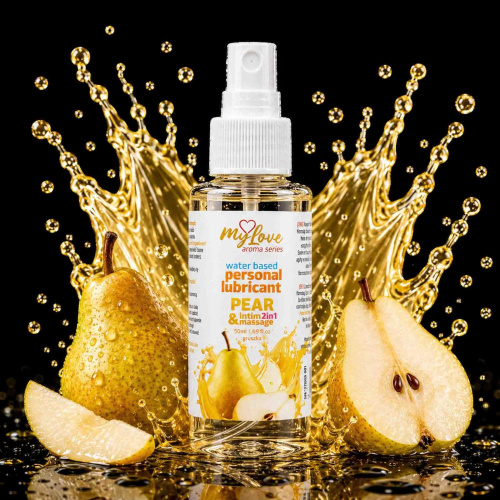 2в1 лубрикант и массажный гель - MyLove Aroma Series Intim&Massage Pear, 50 мл