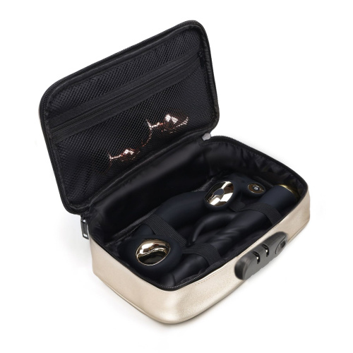Кейс для іграшок з кодовим замком Dorcel DISCREET BOX LUXURY GOLD - купити в Україні | Секс шоп SEX-SHOP.ua