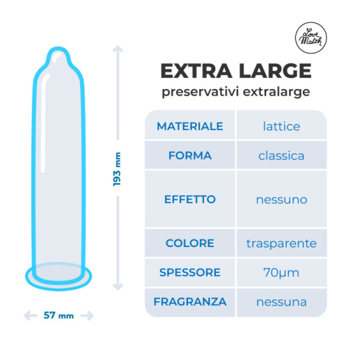 Love Match Extra Large, 6 шт