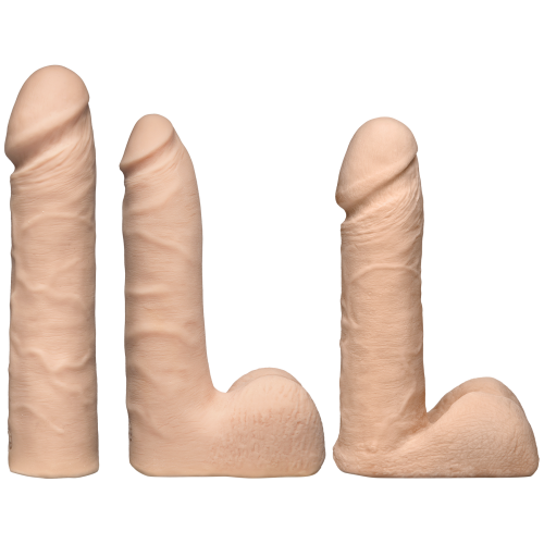 Dual Density Set Multicolor - Набор страпонов (телесный)