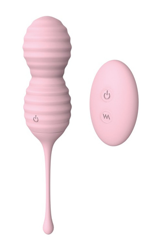Dream Toys Beehive - Вагінальні кульки з дистанційним пультом, 8х3 см (рожевий) - купити в Києві, Україні