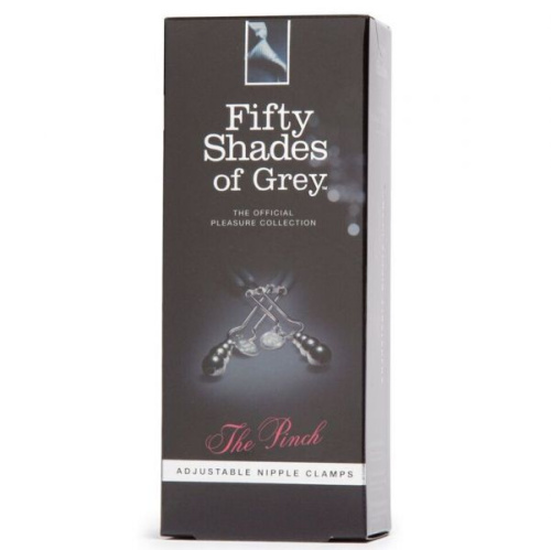 Fifty Shades of Grey - Регулируемые зажимы для сосков, 8.3 см (черный)