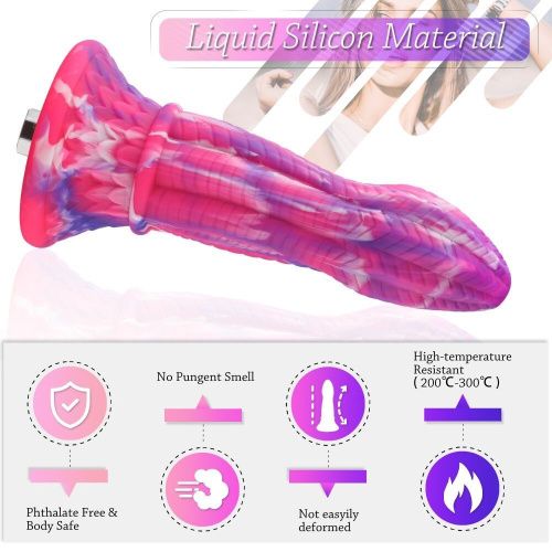 Фаллоимитатор для секс-машин Hismith 10.3″ Silicone Monster Dildo Series