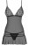 Obsessive Shibu chemise - сексуальная сорочка, L/XL