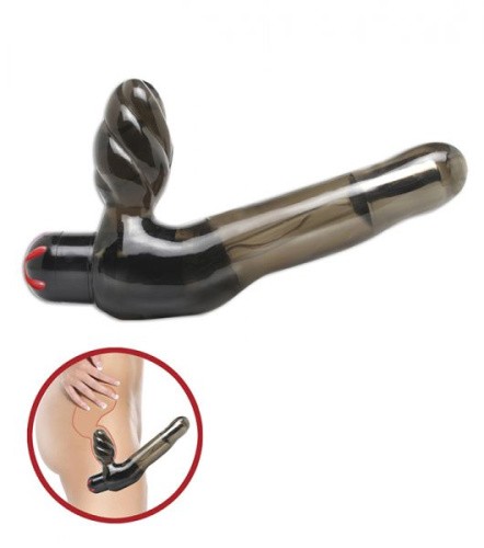 Fetish Fantasy Vibrating Strapless - Безремневой страпон с вибрацией, 15х4 см