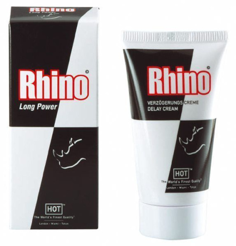 Hot Rhino long Рower Cream - Пролонгатор для чоловіків, 30 мл - купити в Києві, Україні
