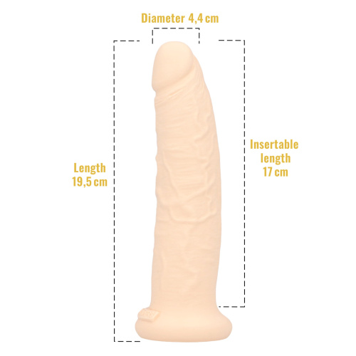 Фаллоимитатор с ароматом ванили Toyz4lovers Delicious Dildo Vanilla, 19,5 см