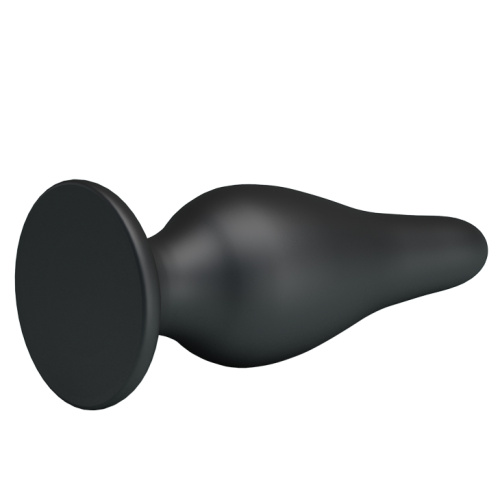 LyBaile - Pretty Love Sturdy Silicone Anal Plug - Анальная пробка, 15.4х5.5 см (чёрная)