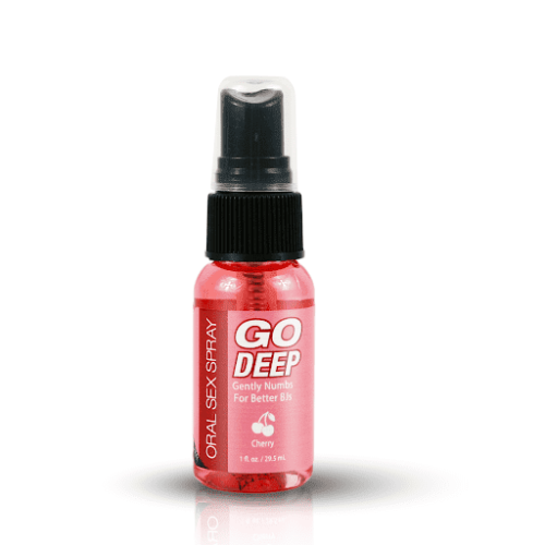 Topco Sales Go Deep Oral Sex Spray - оральный спрей вишня, 29,57 мл
