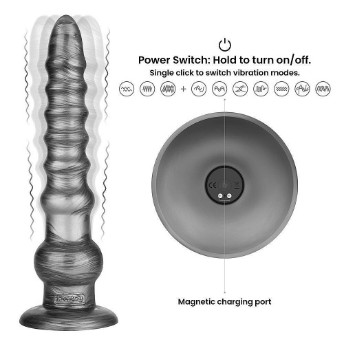 Вибратор King Sized Vibrating Vibrax Slider 12.5"