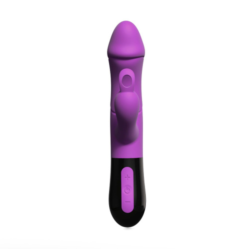 Adrien Lastic Ares 2.0 - Вібратор-кролик для стимуляції точки G та клітора, 20.6х3.8 см (фіолетовий) - купити в Києві, Україні