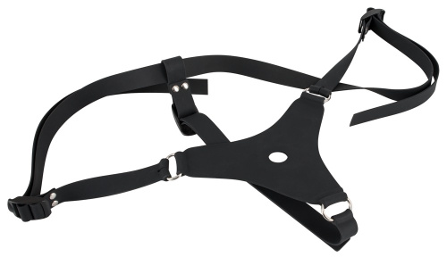 Silicone Strap-On - Женский страпон, 17х4.3см (черный)
