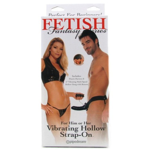 Страпон для мужчин Fetish Fantasy Hollow Strap-On, 15 см