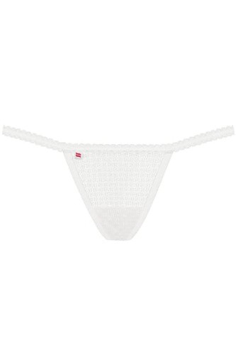Obsessive 843-THO-2 - ажурные стринги, S/M (белый)