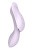 Satisfyer Curvy Trinity 2 - Вакуумный клиторальный стимулятор и массажер для точки G, 16.8х3.8 см (фиолетовый)