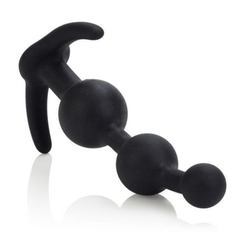 CalExotics Booty Call Booty Beads - анальная елочка, 12х3.25 см (пурпурный)