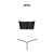 Passion - GENEVIA SET WITH OPEN BRA - Комплект из эко-кожи, S/M Passion - GENEVIA SET WITH OPEN BRA - Комплект из эко-кожи, S/M