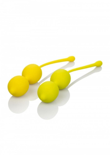 CalExotics Kegel Training Set Lemon вагинальные шарики, 9.5х3.25 см