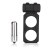 CalExotics Lovers Gear Figure 8 Enhancer - двойное виброкольцо, 10х3 см (черный) CalExotics Lovers Gear Figure 8 Enhancer - двойное виброкольцо, 10х3 см (черный)