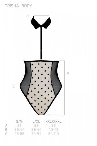 Эротическое боди Passion TRISHA BODY, S/M