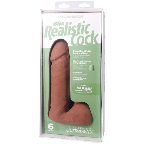 Фаллоимитатор Doc Johnson The Realistic Cock ULTRASKYN 6 Inch, 17,3 см
