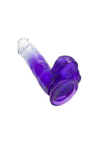 Dildo A-Toys by TOYFA Radi - Фаллоимитатор на присоске, 13.5х3.5 см (фиолетовый)