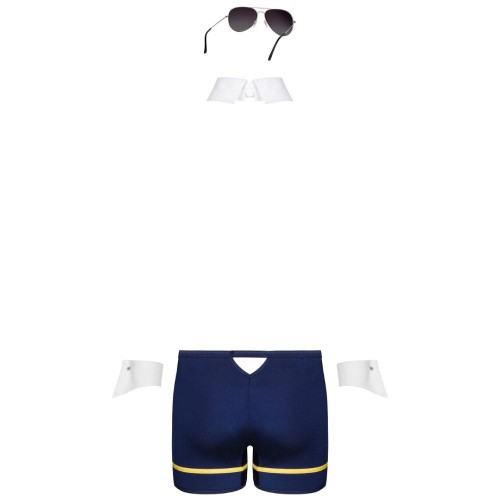 Obsessive Pilotman set - Мужской костюм пилота для ролевых игр, S/M