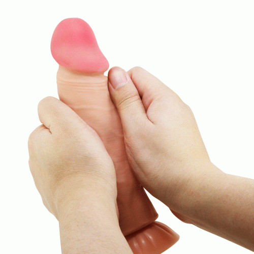Реалистичный фаллоимитатор Pretty Love Sliding Skin, 21,8 см