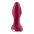 Satisfyer Rotator Plug 2+ - Анальна пробка з обертанням, 12.8х3.6 см (червоний) - купити в Києві, Україні