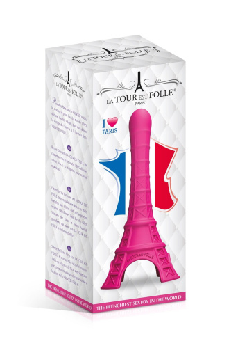 Дилдо La Tour Est Folle Paris Pink, 21,8 см