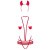 Obsessive Evilia teddy red L/XL - Женский костюм дьявола Obsessive Evilia teddy red L/XL - Женский костюм дьявола