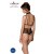 Passion - DOMINICA BODY - Сексуальний боді в горошок, XXL/XXXL (бежевий) - купити в Києві, Україні