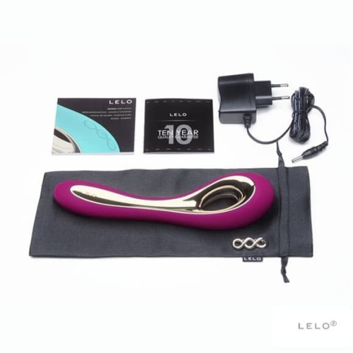 Lelo Isla - Вибратор для точки G с удобной ручкой, 22х4.4 см (фиолетовый)