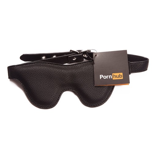 PornHub Faux Leather Mask  - маска на глаза