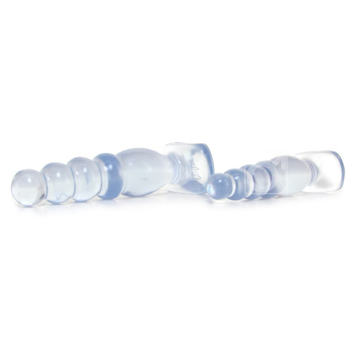 Doc Johnson Anal Delight Trainer Kit - Набор анальных пробок, 2 шт (прозрачный)