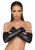 Митенки Noir Handmade F213 Elastic eco leather, M Митенки Noir Handmade F213 Elastic eco leather, M