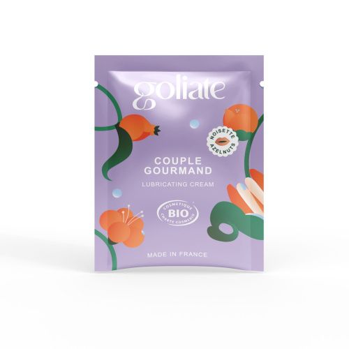 Пробник масажної олії Goliate Couple Gourmand Noisette 2 мл (фундук) - купити в Україні | Секс шоп SEX-SHOP.ua