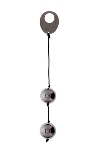 Seven Creations Domino Metallic Balls - Вагинальные металлические шарики, 3 см (хром)